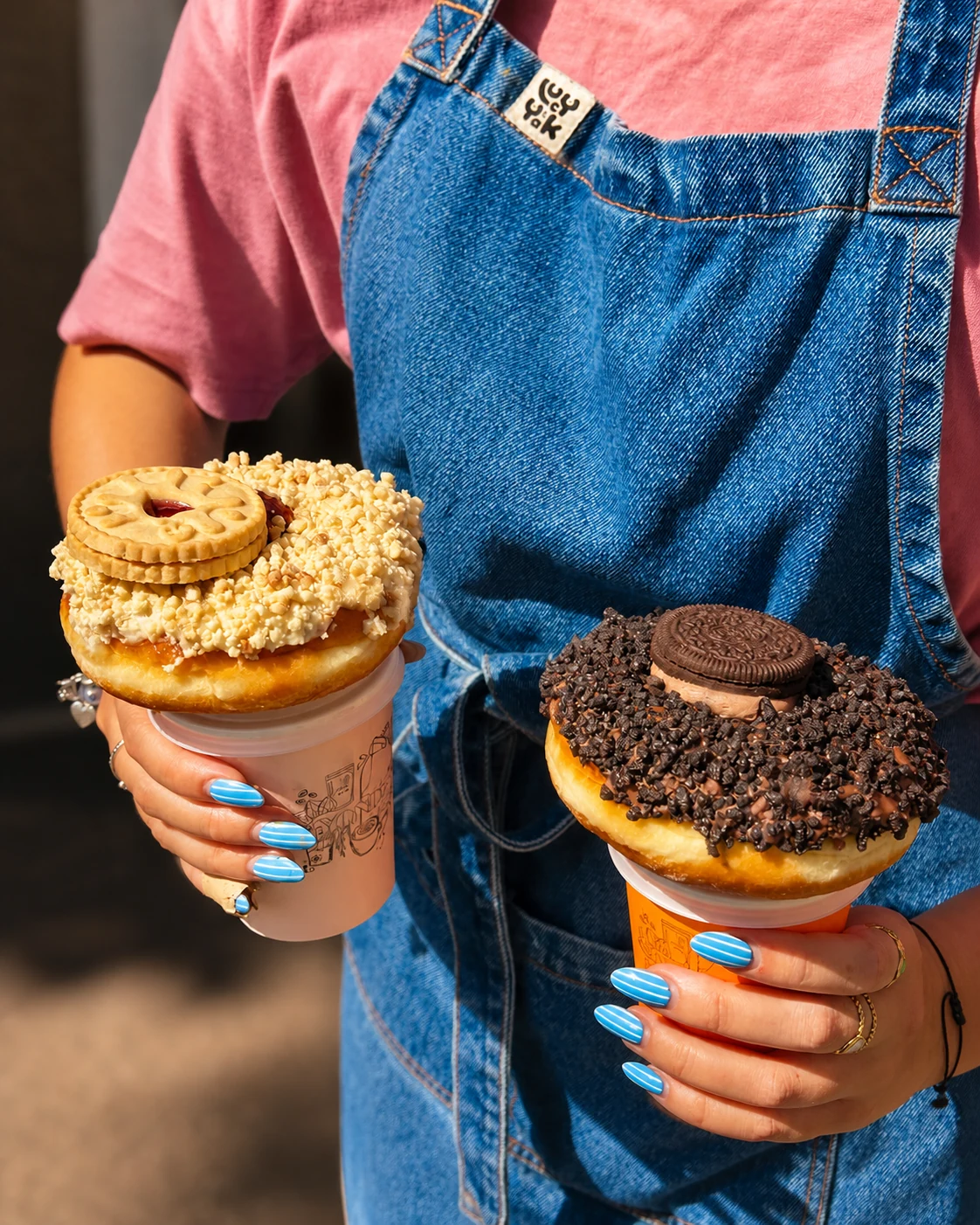 Doughnut of the moment at Yonder, editorially retouched from official Instagram photography